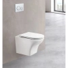 Унитаз подвесной BelBagno Kraft BB064CHR безободковый, белый