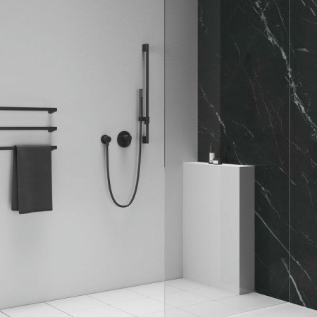 Душевая штанга Ravak X07P679 черная матовая