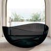 Прозрачная ванна Abber Kristall 150x150 AT9705Onyx оникс