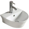 Раковина CeramaLux 78370C 55x43 см, подвесная, белый