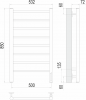 Полотенцесушитель электрический Terminus Аврора П8 500х850 4670078531179