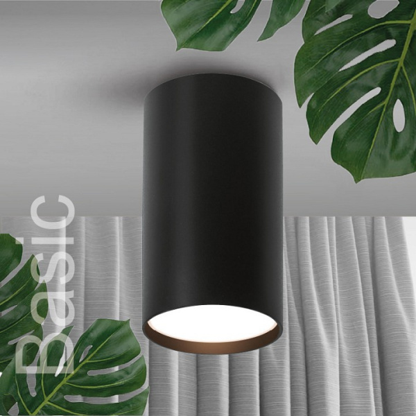 Накладной светильник Wolta BASIC WSL-GU10 WSL-GU10/01BL