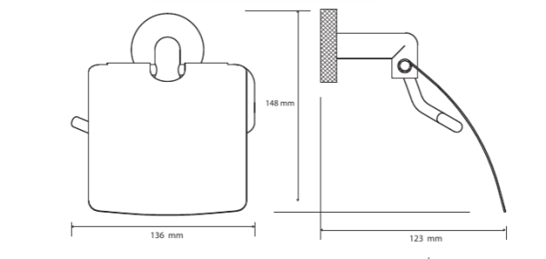 Держатель туалетной бумаги Bemeta Stella 166212012