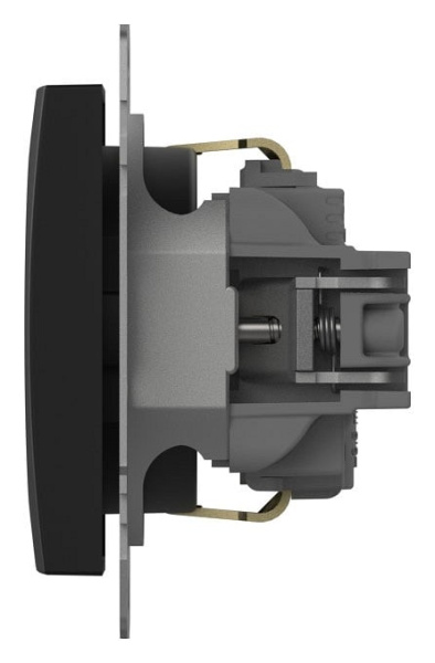 Розетка с заземлением и со шторкой без рамки Elbi Eleсtriс Zena Vega 609-014800-243