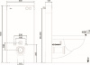 Инсталляция для унитаза Abber AC0107MB внешняя