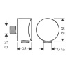 Шланговое подсоединение hansgrohe Fixfit S 27456000