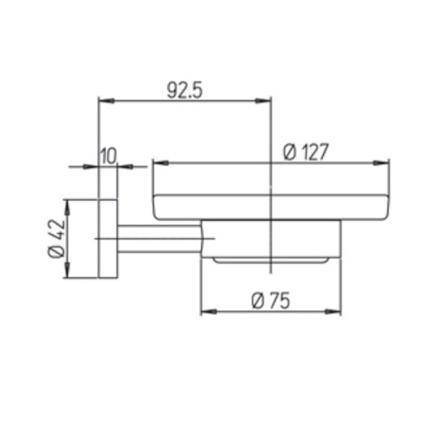 Мыльница Paini Pixel 81CR021BI