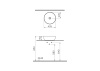 Раковина Vitra Outline Recycled 41 7992B066-0016 тауп матовый