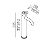 Смеситель для раковины Agape Square ARUB1095A
