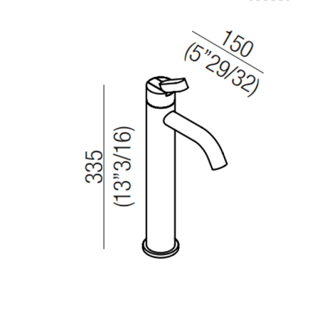 Смеситель для раковины Agape Square ARUB1095A