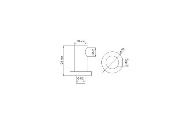 Подключение для шланга WasserKRAFT А021