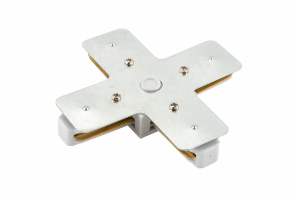 Соединитель X-образный для треков Denkirs DK Track White TR1104-WH