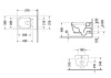 Унитаз подвесной Duravit ME by Starck Rimless 2529090000