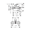 Смеситель для ванны hansgrohe Logis 71400670 черный матовый