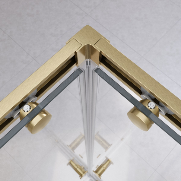 Душевой уголок Cezares Relax 304 80 RELAX-304-A-2-80-C-BORO золото