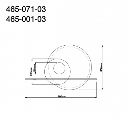 Накладной светильник Velante 465 465-071-03