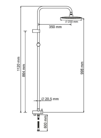 Душевая стойка WasserKRAFT A041