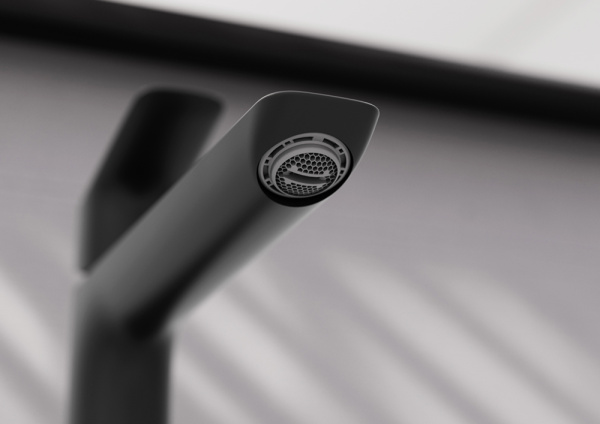 Смеситель для раковины hansgrohe Logis 71257670 со сливным гарнитуром черный матовый