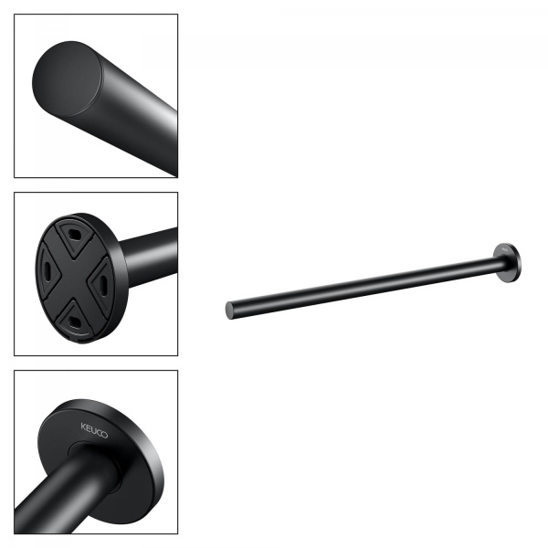 Полотенцедержатель Keuco Plan 14923370000 черный матовый