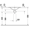 Раковина 60x45 см Duravit Viu 0385600000