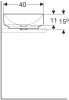 Раковина Geberit VariForm 55x40 500.771.01.2