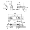 Смеситель для раковины Fantini Nice 65 02 S009SB