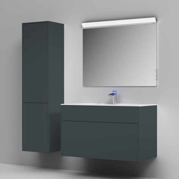 Тумба под раковину AM.PM Inspire V2.0 M50AFHX1003GM 100 см графит матовый