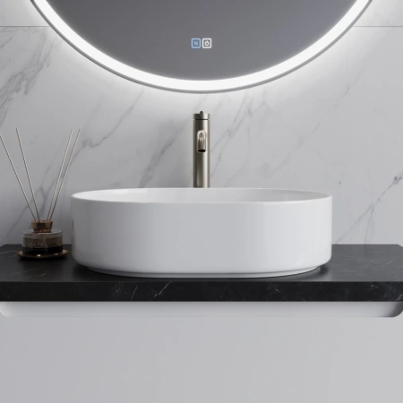 Раковина-чаша BelBagno BB1483 50x37 см, накладная, белый