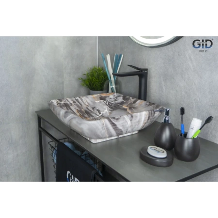 Раковина 41,5x41,5 см GID Stone Edition Mnc181