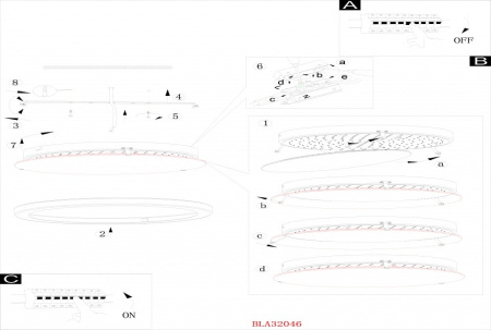 Накладной светильник Eglo Arezzo 2 32046