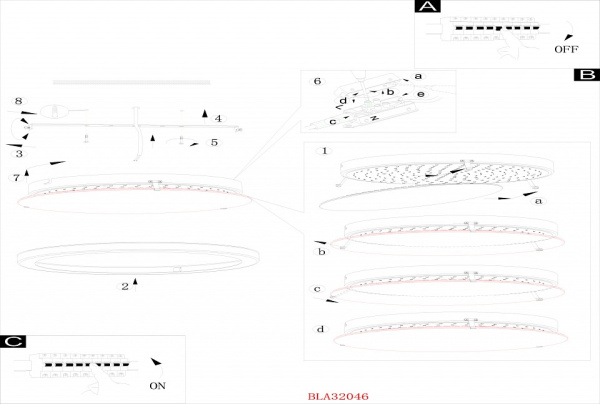 Накладной светильник Eglo Arezzo 2 32046