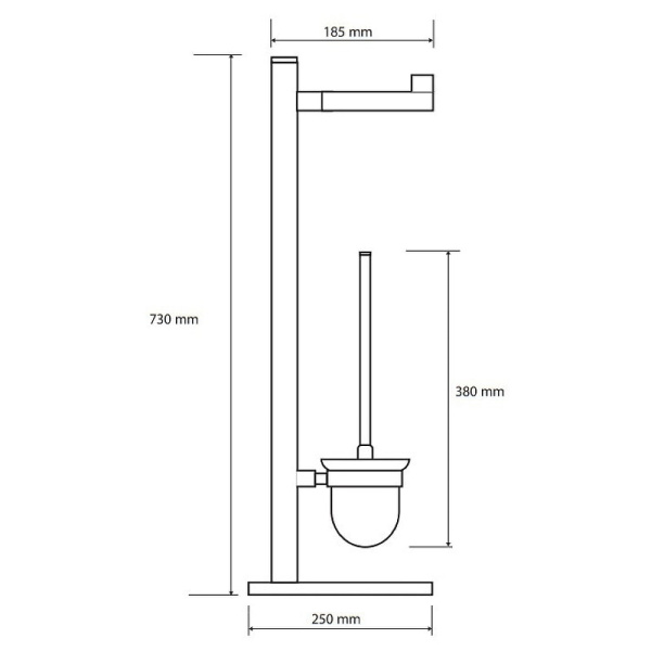 Туалетный ершик Bemeta Omega 104836012