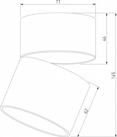 Накладной светильник Elektrostandard Rolly a067488