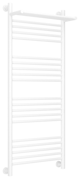 Полотенцесушитель водяной Сунержа Богема с полкой+ 1200х500 30-0223-1250 матовый белый