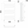 Полотенцесушитель водяной Terminus Юпитер П9 500х800 4670078530448