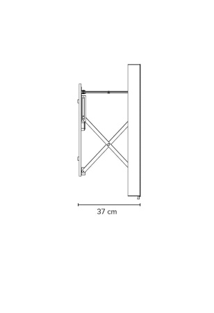 Зеркало Bagno Piu Get 80X60 белое