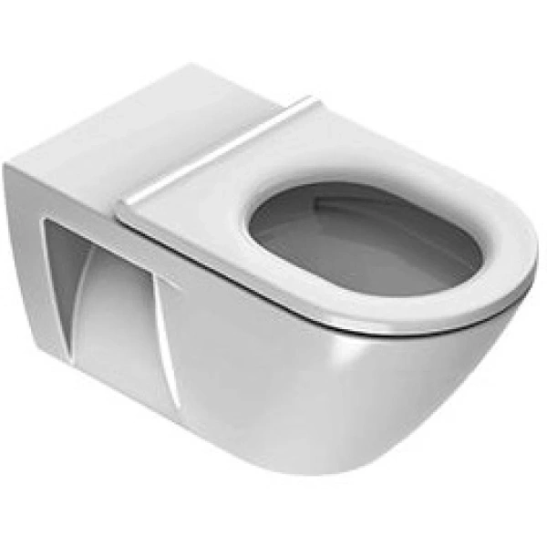 Унитаз подвесной GSI Community 761511 безободковый, торнадо, белый глянец