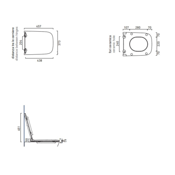 Крышка-сиденье для унитаза Catalano Green 0451200001
