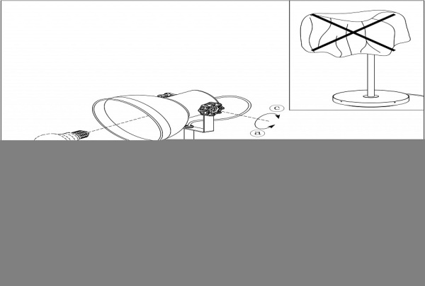 Настольная лампа декоративная Eglo Barnstaple 49718