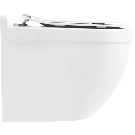 Унитаз подвесной BelBagno Senso-R BB017CHR безободковый, белый