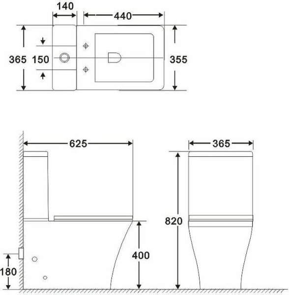 Чаша напольного унитаза BelBagno Marmi BB052CPR