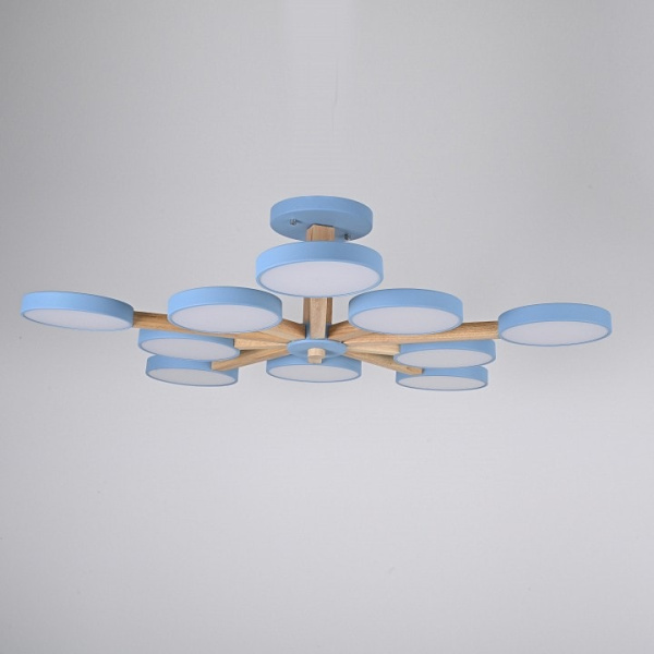 Люстра на штанге Imperiumloft TURNA Blue TURNA-B01