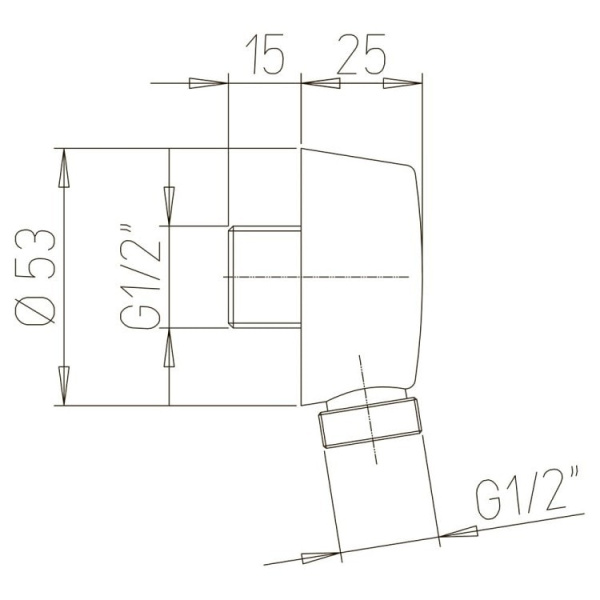 Шланговое подключение Paini 50PJ503P золото матовое