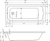 Акриловая ванна Riho Milano 180x80 BB3200500000000