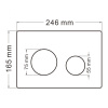 Комплект унитаз с инсталляцией Abber Bequem AC1100-AC0105-AC0121