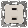 Розетка USB, без рамки Эра Эра 12 12-4110-02