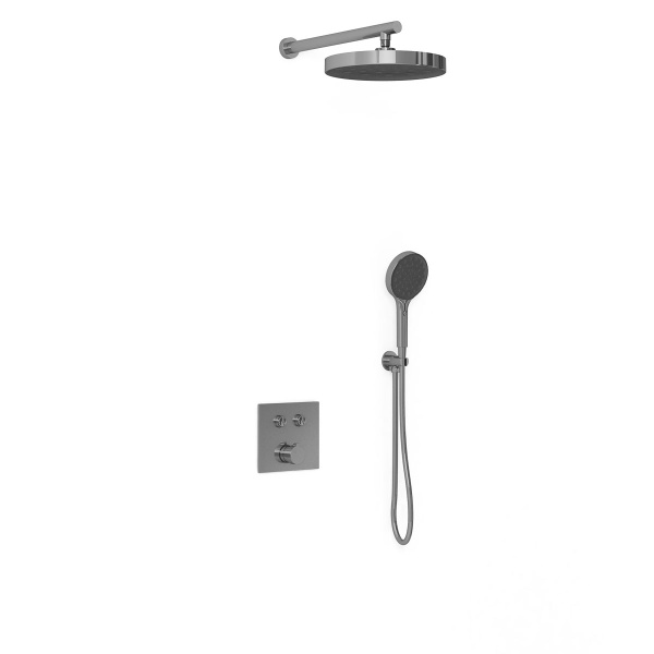 Душевой комплект Vincea Inspire VSFW-4I212GM вороненная сталь