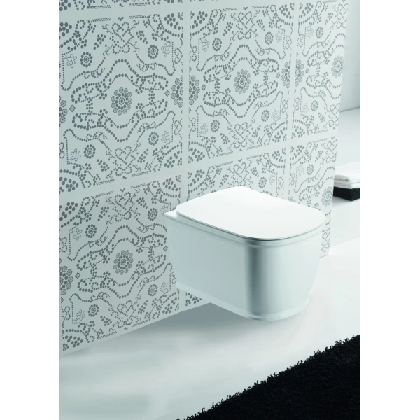 Унитаз подвесной Grossman Comfort GR-P3013 безободковый, с сиденьем микролифт, белый