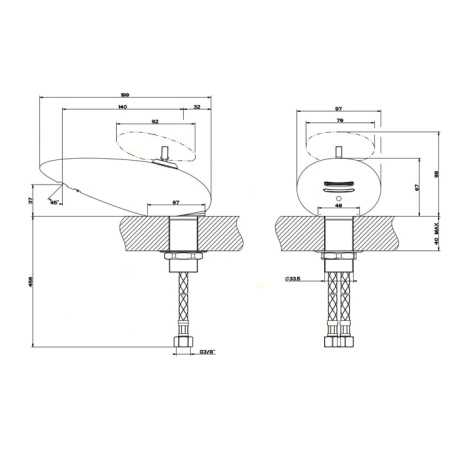 Смеситель для раковины Gessi Equilibrio 52001#031