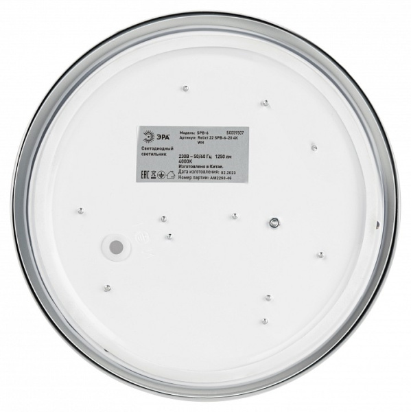 Накладной светильник Эра Relict Relict 22 SPB-6-20 4К WH